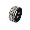 Retro Punk Double Row Star Leather Bracelet