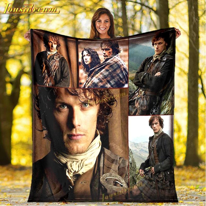 Пледы Outlander Печать Война Любовь Плед для дивана Плед из сериала Аниме Пледы Мягкие Покрывало Плед-бросок Подарок