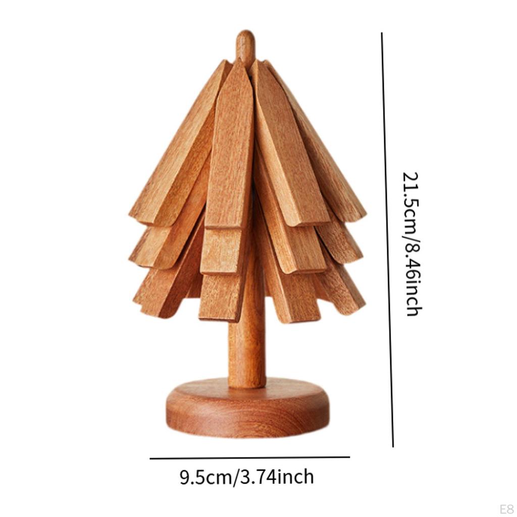 Eco-Friendly Wooden Table Coasters Set for Pots And Utensils