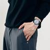 Casio Водонепроницаемость 50 метров кварцевый механизм полимерный ремешок японско-корейские часы мужские часы серебристый циферблат MTP-1346-7AV