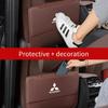 rvcr3 For Mitsubishi Outlander Pajero Asx Lancer EX Evolution X Ralliart Car Seat Back Protection Anti-Kick Pad Rear Seat Storage Bag