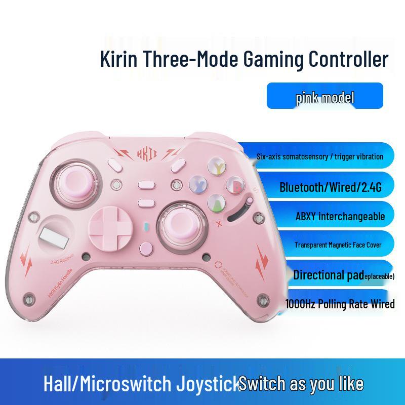 Kirin Switch Bluetooth Dual Hall Vibration Controller for PC, TV, iOS - Black Myth Wukong Edition