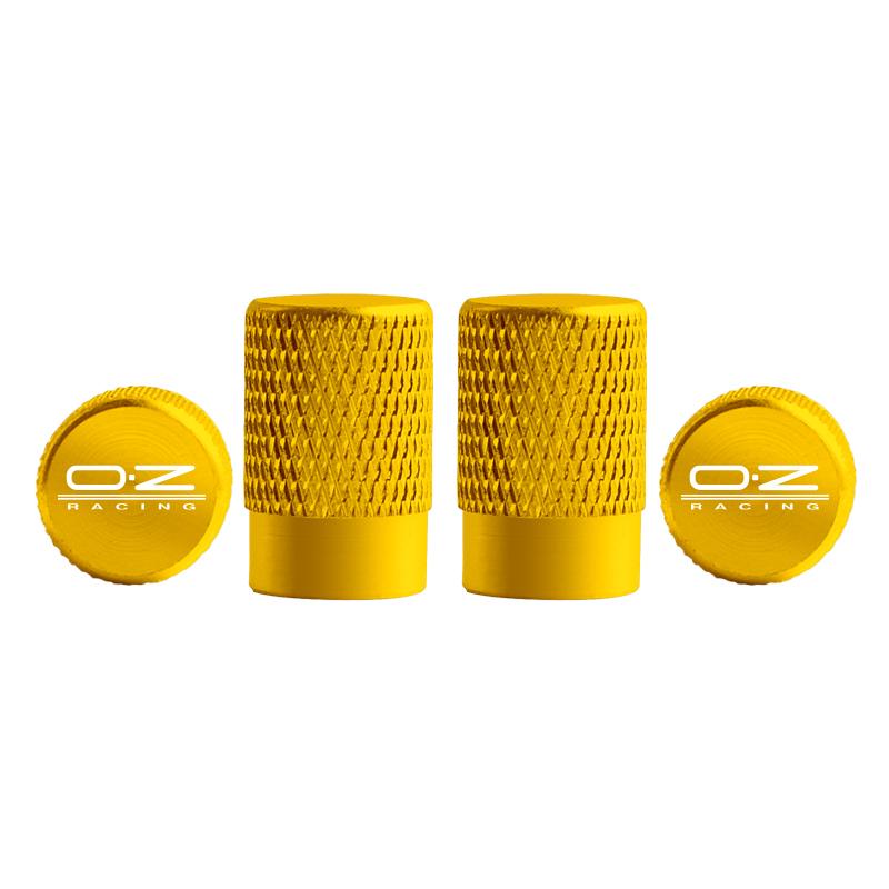 For OZ O.Z Racing Logo Alpha Romeo Fiat abarth JEEP Ford Volvo Car Valve Caps Wheel Tires Air Tyre Stem Protective Cover