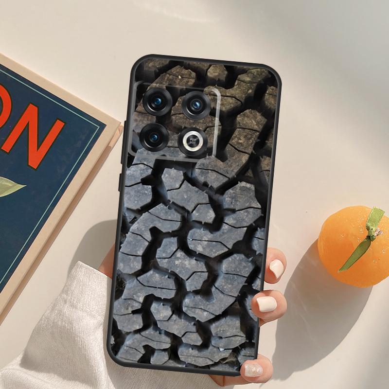 Tire Tread Wheel Case For OnePlus 13T 10T 10R 12R 13R 15 13 12 11 10 9 Pro Nord CE 5 2 3 4 Lite N20 N30 Cover