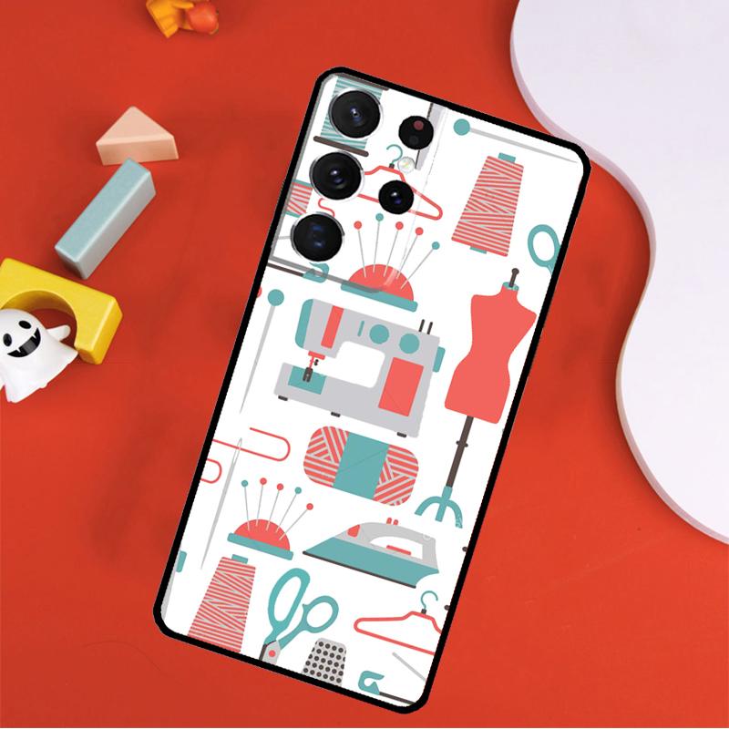 Чехол для телефона Швейная машинка Для Samsung Galaxy S25 Ultra S24 Ultra S9 S10 S20 S21 S22 S23 Plus S24 FE Чехол
