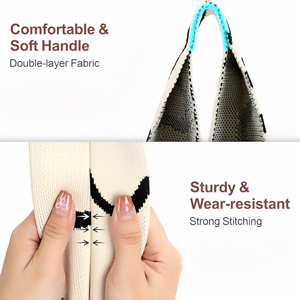 Вязаная сумка-ведро из пряжи, многофункциональная сумка на запястье, плетеная сумка, мультяшная ручная повседневная сумка. zwq