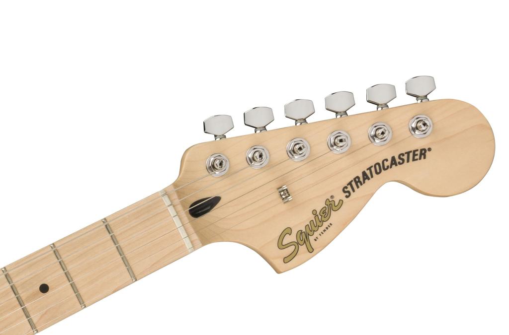 Squier by Fender Affinity FMT HSS Electric Maple White Sienna with Soft Case Series™ Stratocaster® Guitar, Fingerboard, Pickguard, Sunburst,