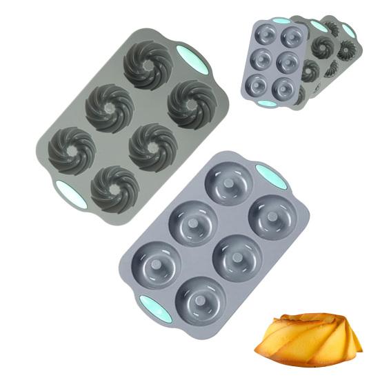 Рождественская силиконовая форма для торта, жаростойкая форма для выпечки печенья, тостов, кубиков льда, антипригарная, легко извлекаемая, форма для десерта