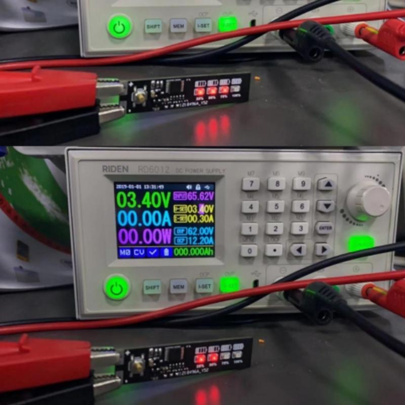 5Pcs 4S 3.7V Metal Battery Power Indicator Display Module Voltage Monitor For Reliabled Monitoring