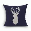 Shenglu наволочка, чехол для подушки на диван в гостиную, украшение для дома, наволочка с принтом головы оленя в современном скандинавском стиле