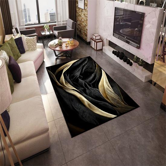 EPeddler Домашний декоративный леопардовый узор Цифровая печать Моющаяся нескользящая точечная основа Новое поколение ковров для гостиной, кухни, прихожей и напольного коврика