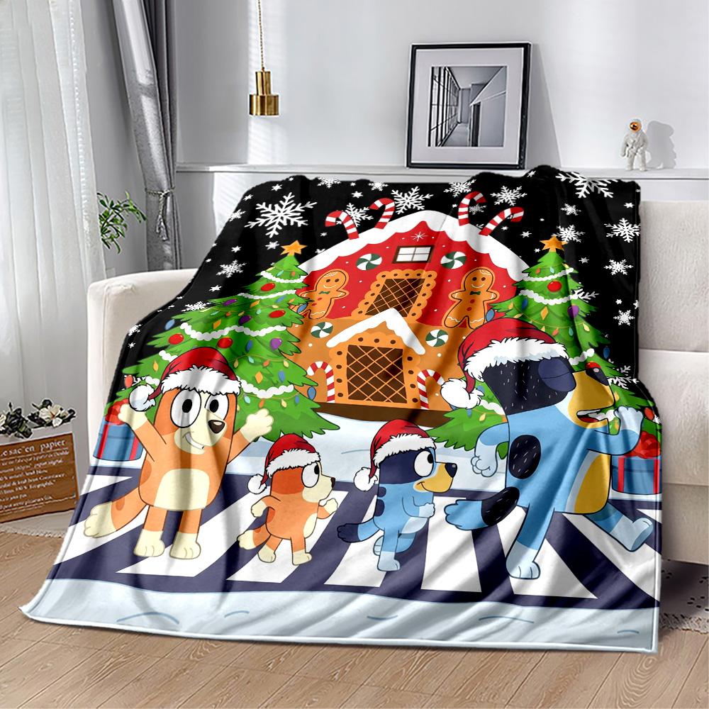 Happy Animal Adventure Blanket Comfortable Great for Livingroom Couch Picnics for All Occasions Playful Design