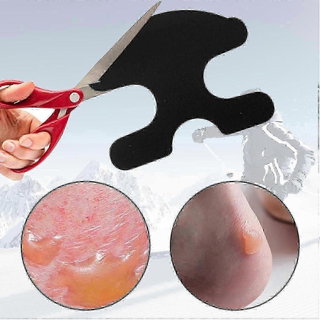 Ski Boot Inserts Protector Self-Adhesive J-Bar Boot Fitting Pads & Ski Boot Fitting Foam Ankle Wrap Pads Relieve Ankle Pressure Heel Lift Blisters Edi