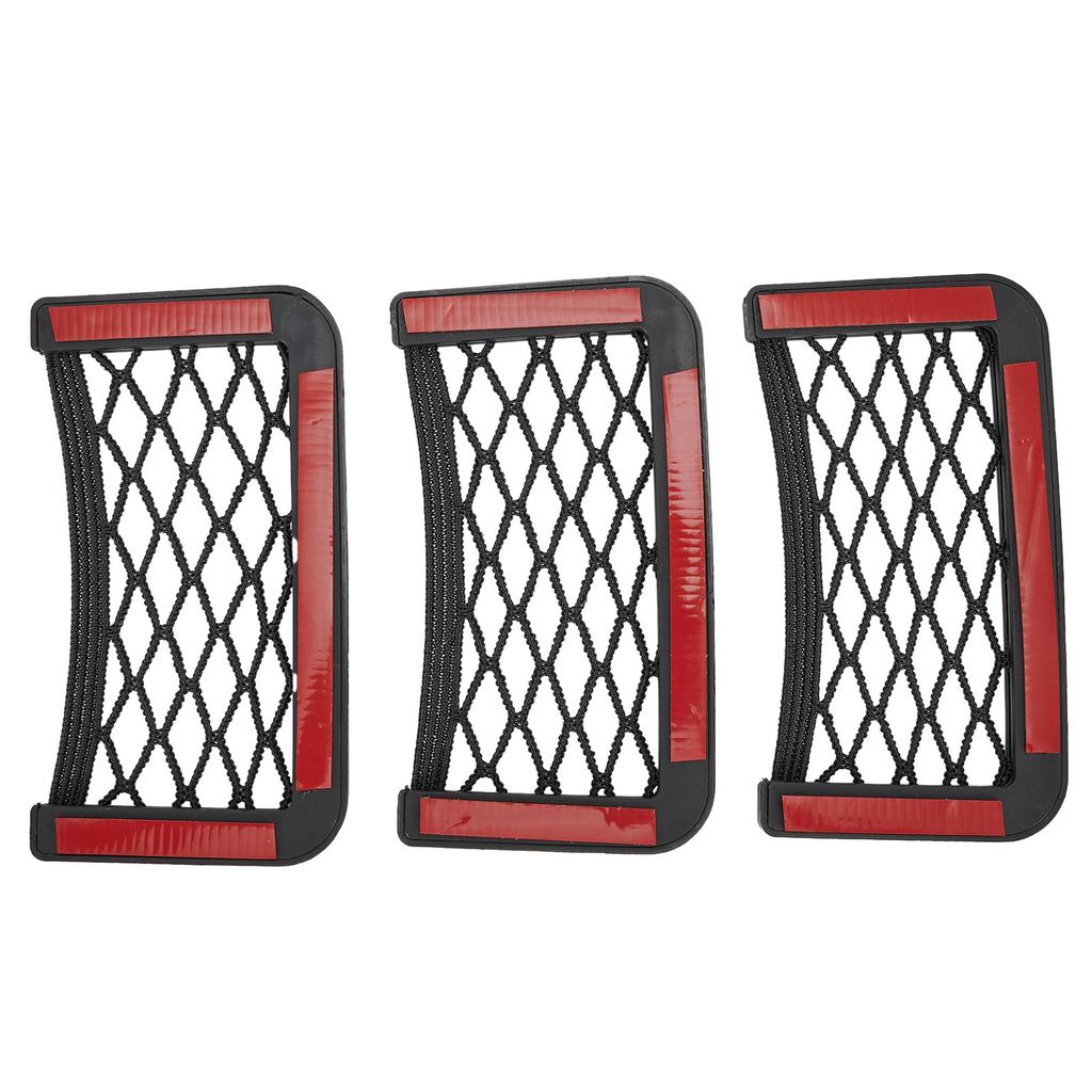 Высококачественная автомобильная сетчатая сумка для хранения, сетчатая сумка для хранения, двухсторонний органайзер, сетчатый карман, боковой органайзер, детали, держатель для телефона, универсальный