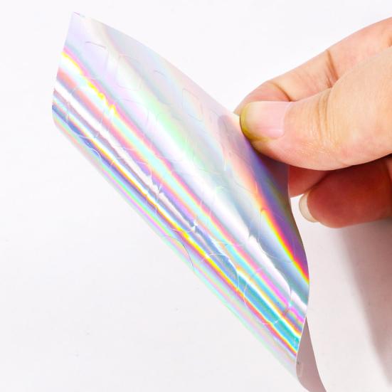 10Pcs/11Pcs/16Pcs Nail Ice Sticker Aurora Effect Reflective Colorful Foil Film Sparkling Glass Ice Cube Decoration for Manicure