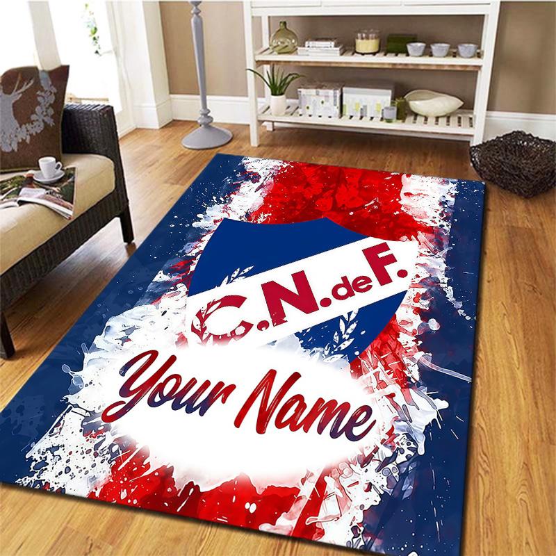 Club Nacional De Football Custom Name Carpet Rug For Living Room Bedroom Home Sofa Decoration Kids Play Nonslip Floor Mat