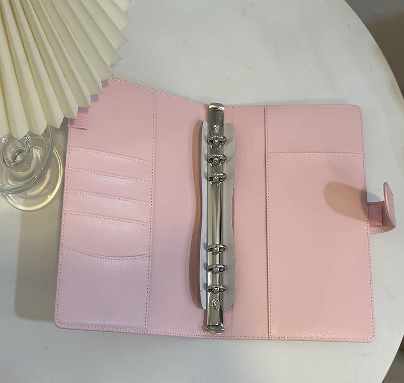 A6/A5 Macaroon 18 Colors PU Leather DIY Binder Pocards Collect Book Diary Agenda Planner Bullet Cover Album Stationery