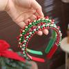 New Year Christmas Jingling Bell Headband Thin Edges Xmas Hairband Christmas Headwear  Decoration