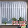 European Romantic Style Knit Jacquard Half Shade Kitchen Curtain White Lace Curtain Large Size