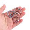 Rhinestones Stainless Steel Hollow Belly Piercing Love Navel Ring Belly Button Ring Body Jewelry