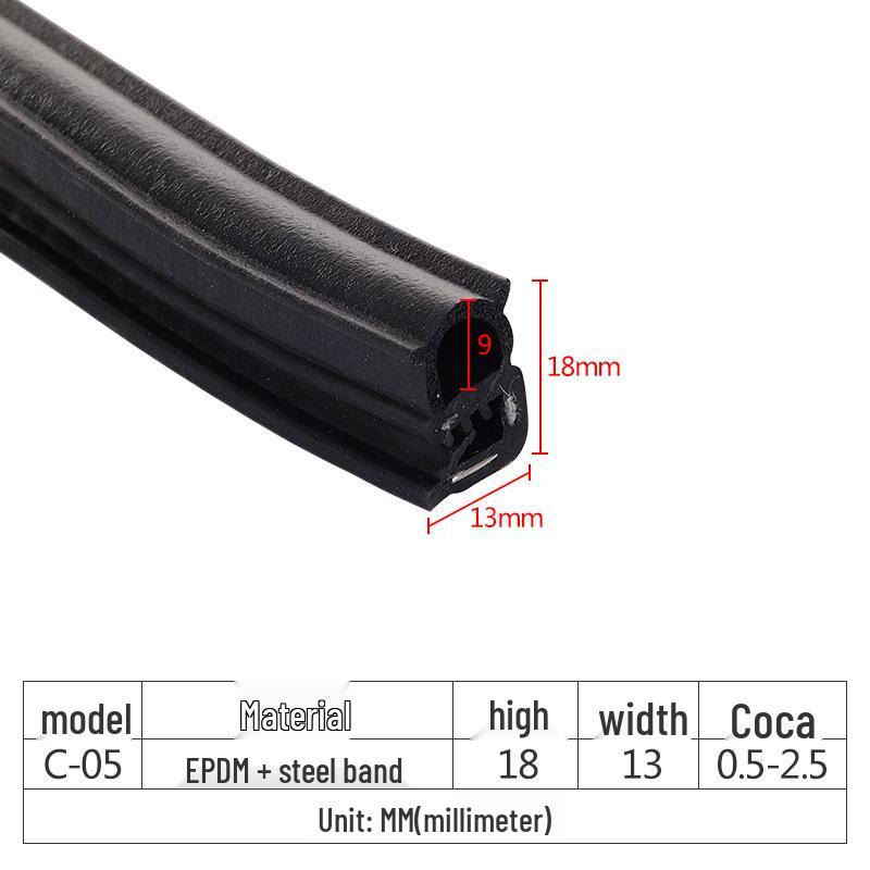 Уплотнительная лента из EPDM-резины для шкафов - Пылезащитная, водонепроницаемая, противоударная лента для механических электрических коробок