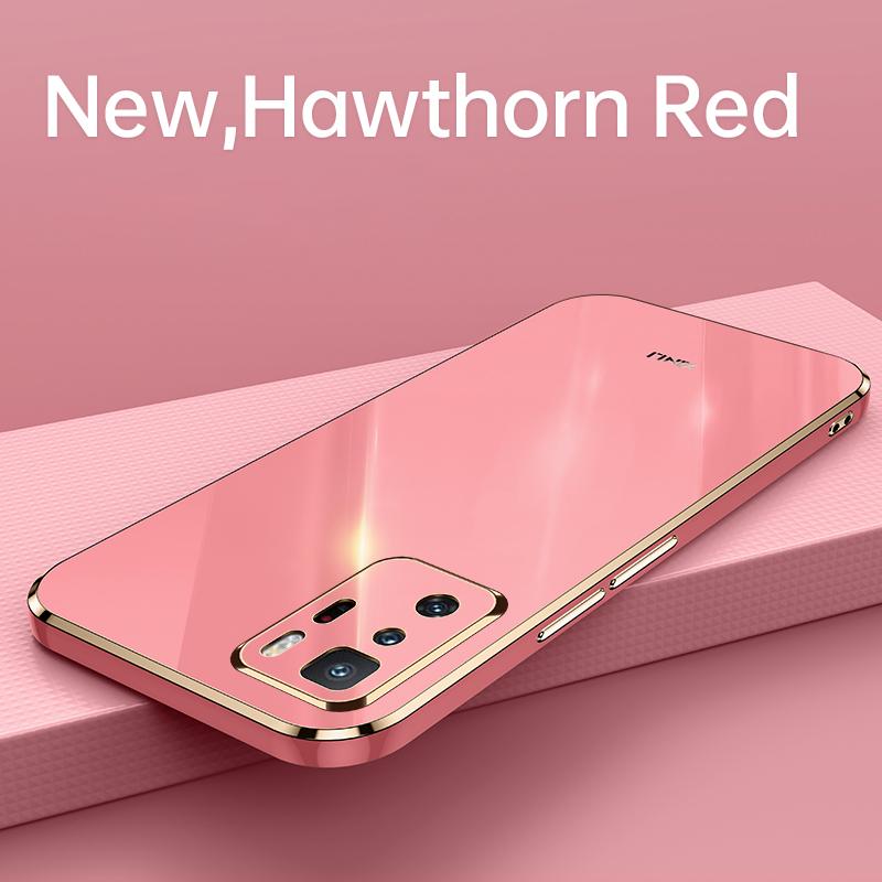 Роскошный чехол для телефона с золотой рамкой и покрытием для Xiaomi Mi Poco X3 Gt 5g X3gt Pocox3 с гальваническим покрытием, мягкая силиконовая задняя крышка