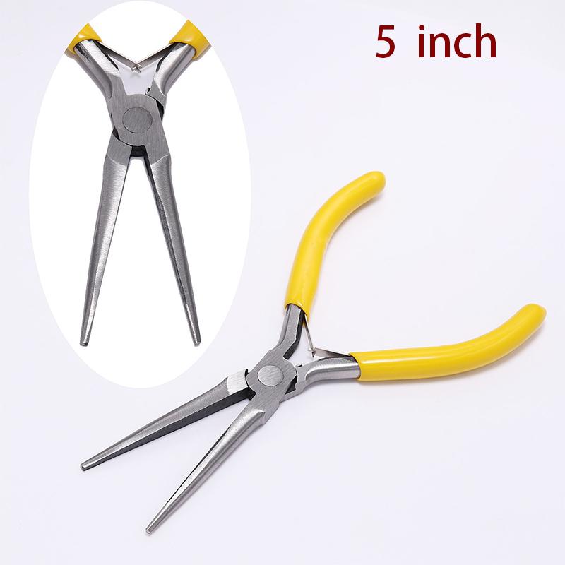 Мини-плоскогубцы DIY Маленькие инструменты для ювелирных изделий 5 дюймов Диагональные плоскогубцы Круглые Изогнутые Иглогубцы Кусачки Рукоделие Бисероплетение Ручная работа
