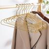 10pcs Non-Slip Clothes Hanger Skirt Coat Drying Hanger Wardrobe Clothing Storage Sapce Metal Hanger  Save Organizer