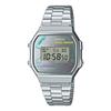 Casio Vintage Цифровые часы, коллаборация с PAC-MAN, A168WEPC-7A, Серебристые