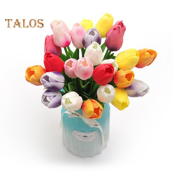 5 шт. Имитация тюльпана 34 см Искусственный тюльпан Поддельные цветы Искусственный тюльпан оптом Подарок на День матери для вазы Главная Кухня Свадьба Весна Украшения для вечеринки