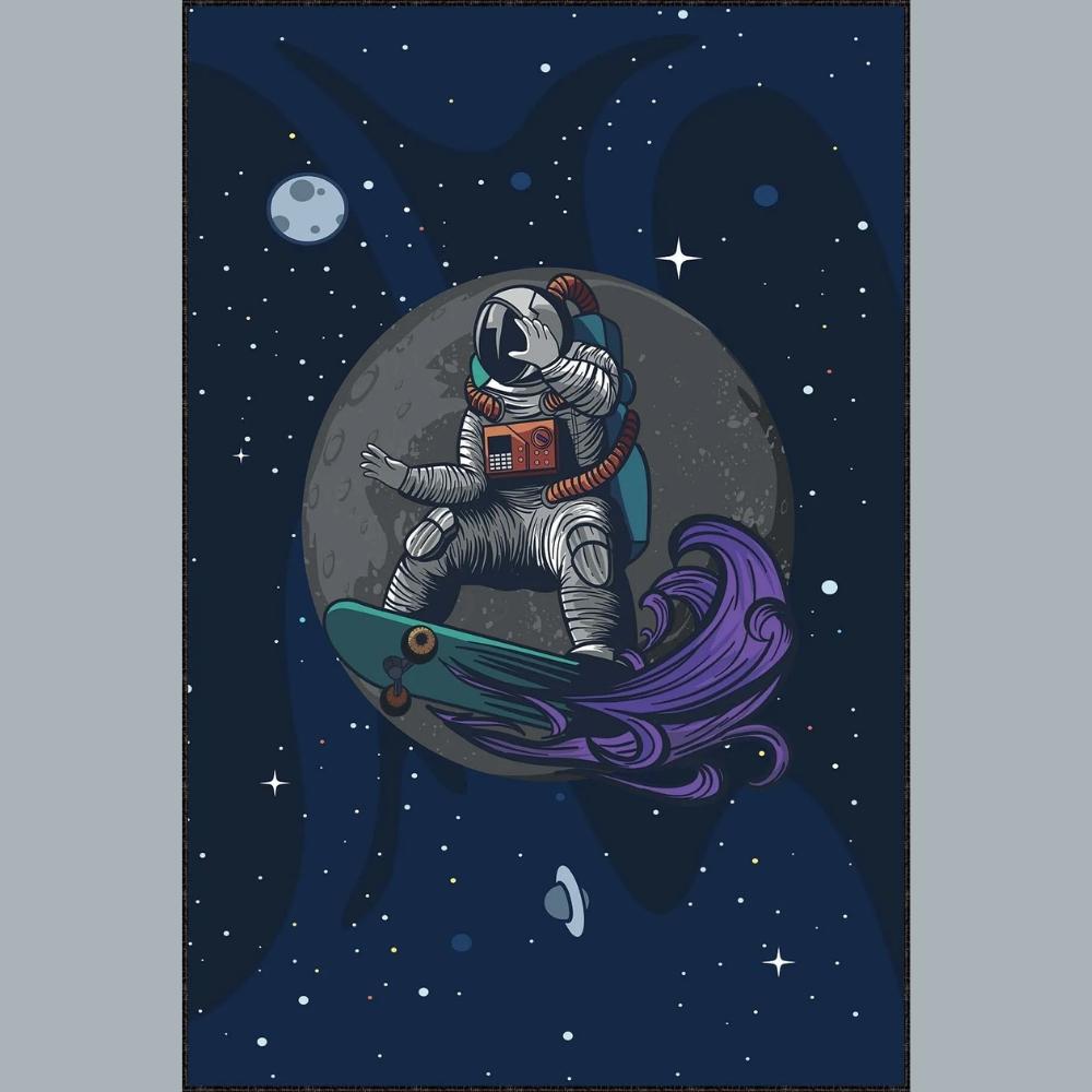 Miru Home Моющийся нескользящий коврик в горошек с цифровой печатью для гостиной, детей и младенцев Mcb-10