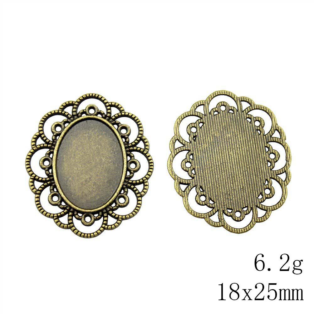 Подарки для женщин Ювелирные изделия и аксессуары Овальный стеклянный кабошон Подставка Поднос для установки Безель Аксессуары Детали DIY Аксессуары