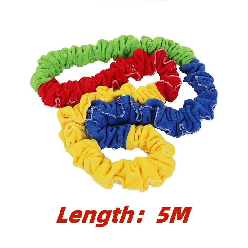 Outdoor Games Team Building Develop Sport  Entertainment Toys Children Elasticity Rope Circle Running Push for Kids Sensory Rope