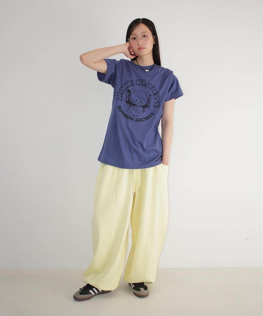 RONRON Mini Heart Balloon Jogger Pants Lemon