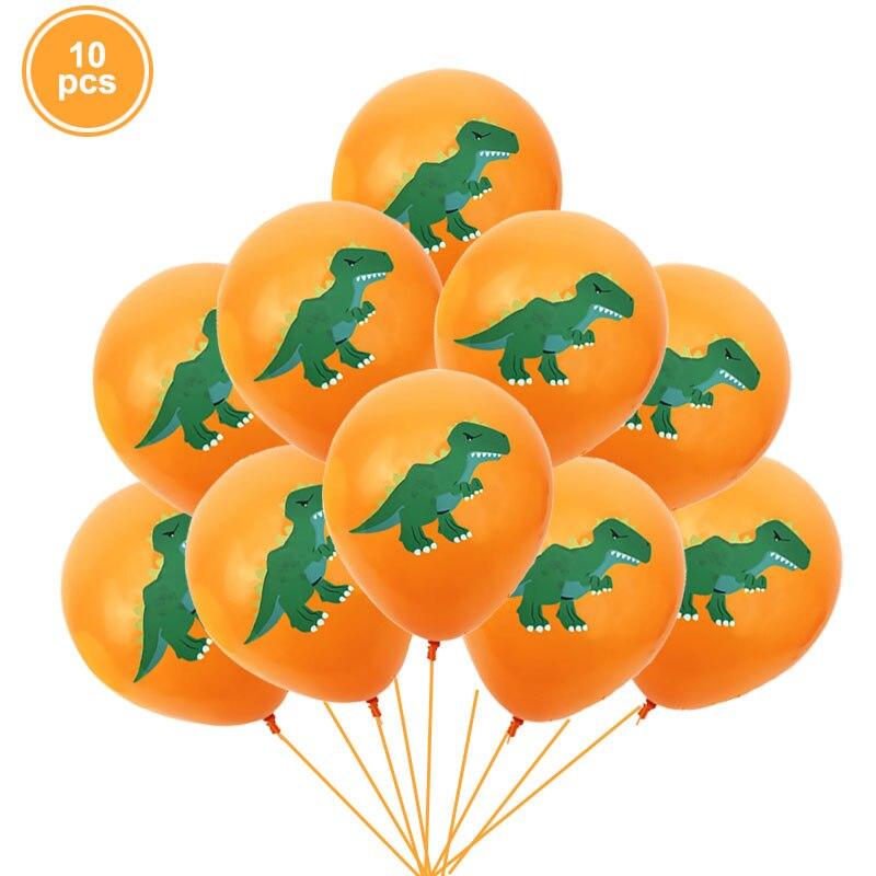 3D Dinosaur Foil Balloon Boy's Birthday Party Decoration Dinosaur Party Balloon Banner Jungle Animal Part Supplies