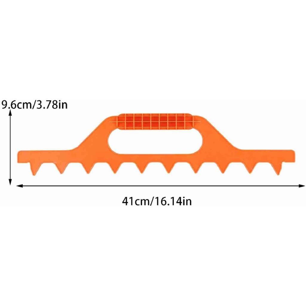 7/8/9 Frame Hive Spacer for Spacing Bee Frames, Bee Hive Frame Spcing Tool for spacing 8 Frames in a 10 Frame Sized Box, Beekeeping Equipment(Orange