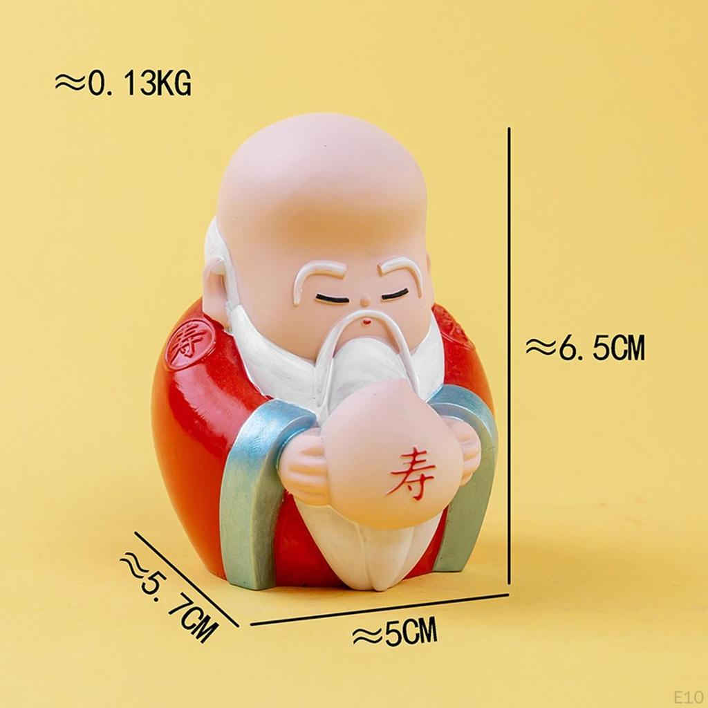 Китайская фигурка бога, миниатюрное украшение, настольное украшение на год, для вечеринок
