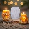 3D DIY Магический Куб Дом Свеча Силиконовая Форма Эльфийский Домик на Дереве Форма для Свечей Забавный Замок Дом с Трубой Форма для Смолы Бетона Гипса