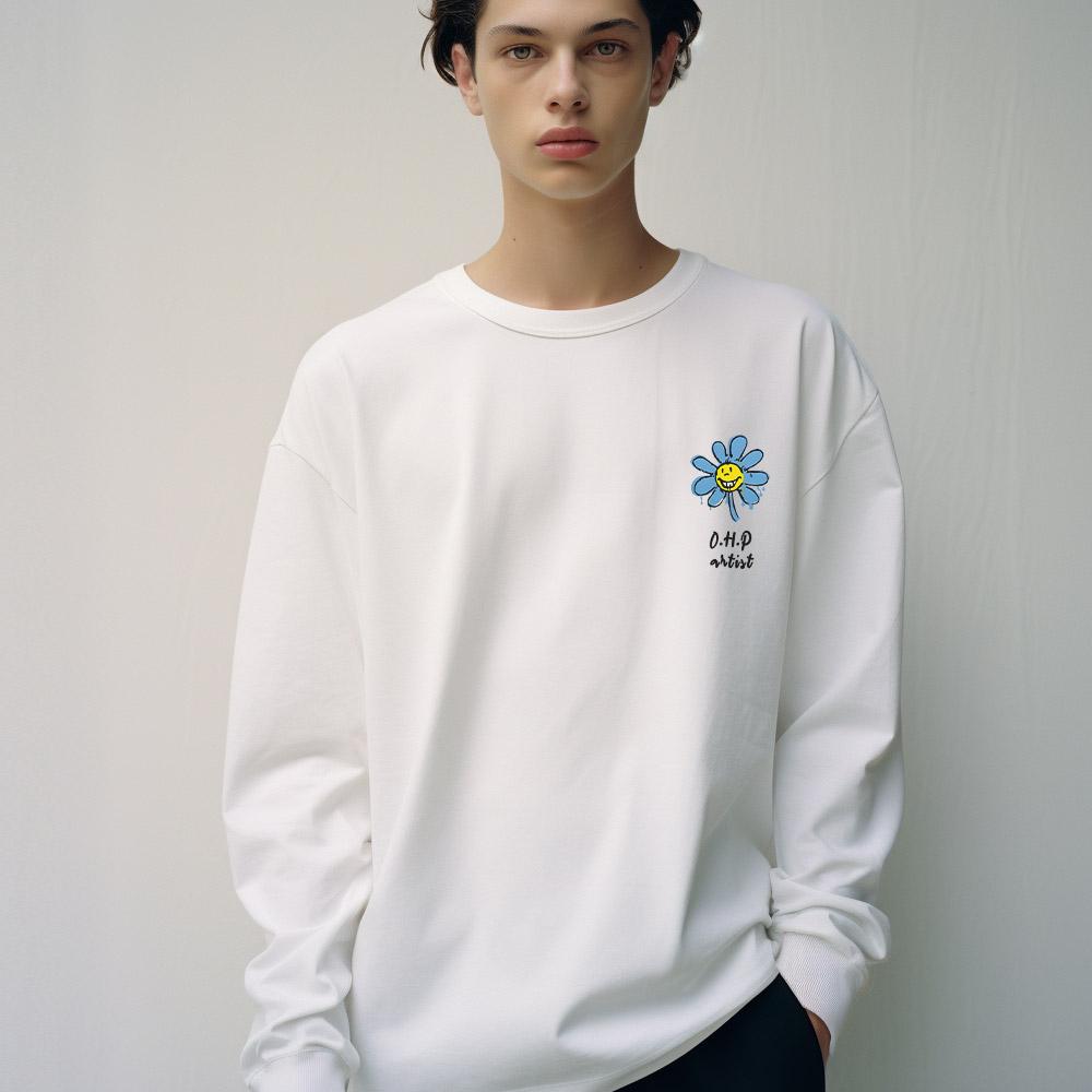 OHP Ohp X Harmonia Kkikkil Crew Neck Long Sleeve T-Shirt