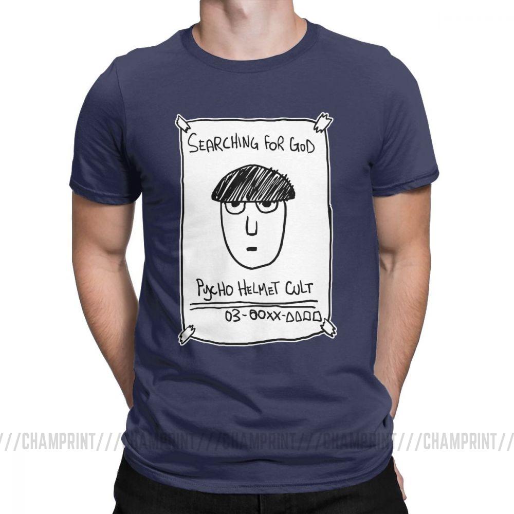 Fashion Mob Psycho 100 Where Is He T Shirt For Men Round Neck 100 Cotton