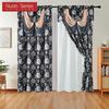 1 шт. 70-80% затемняющие европейские роскошные жаккардовые двухслойные шторы для спальни, гостиной, домашнего декора, серия Nuan