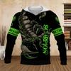 Scorpion 3D Print Men's Sweatshirt Graphic Hoodie with Kangaroo Pocket Comfy Loose Trendy Fall Hooded Pullover Mens Clothing
