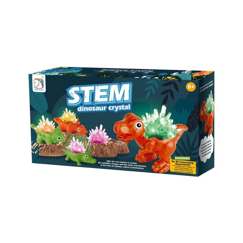 Dinosaur Crystal Planting Growing Experiment Planting Jurassic Craft Diy