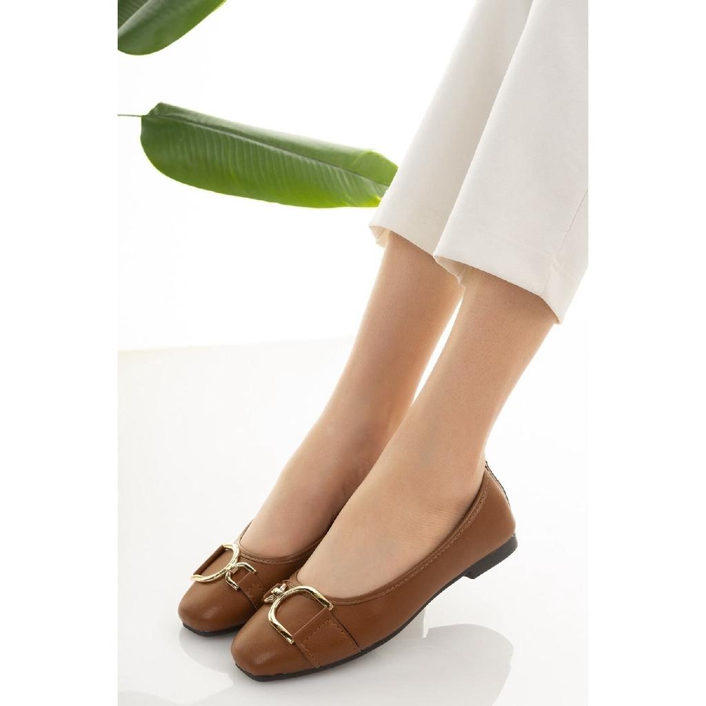 Женские балетки черного цвета с пряжками, легкая повседневная обувь на удобной подошве