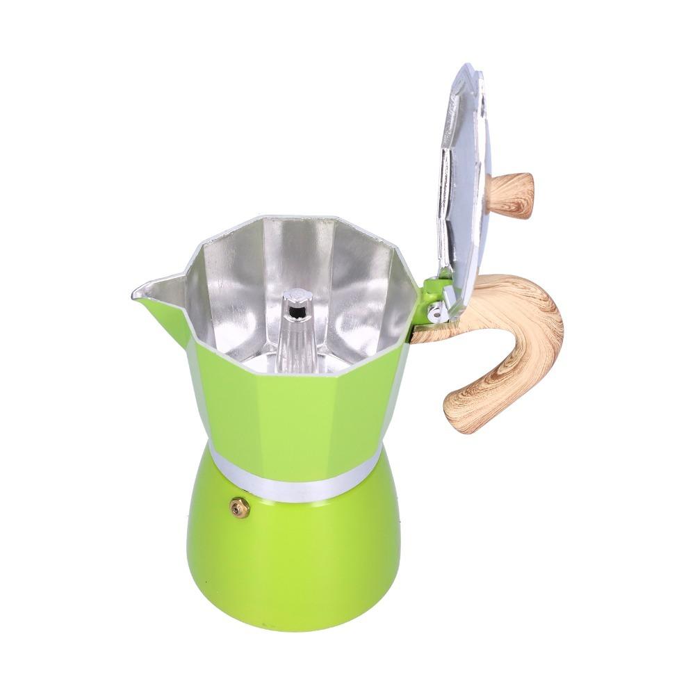 300ML Capacity Moka Pot Aluminum Alloy Coffee Maker Coffee Brewing Coffee Kettle Home Use