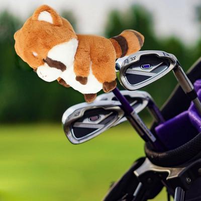 Чехол на голову Bear Golf, забавная защита, устойчивый к царапинам, защитный чехол для клюшек,