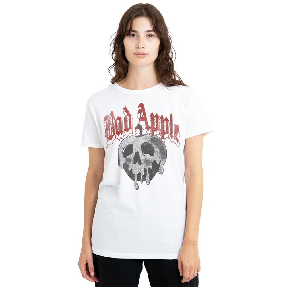 Snow White And The Seven Dwarfs Womens/Ladies Bad Apple Skull T-Shirt
