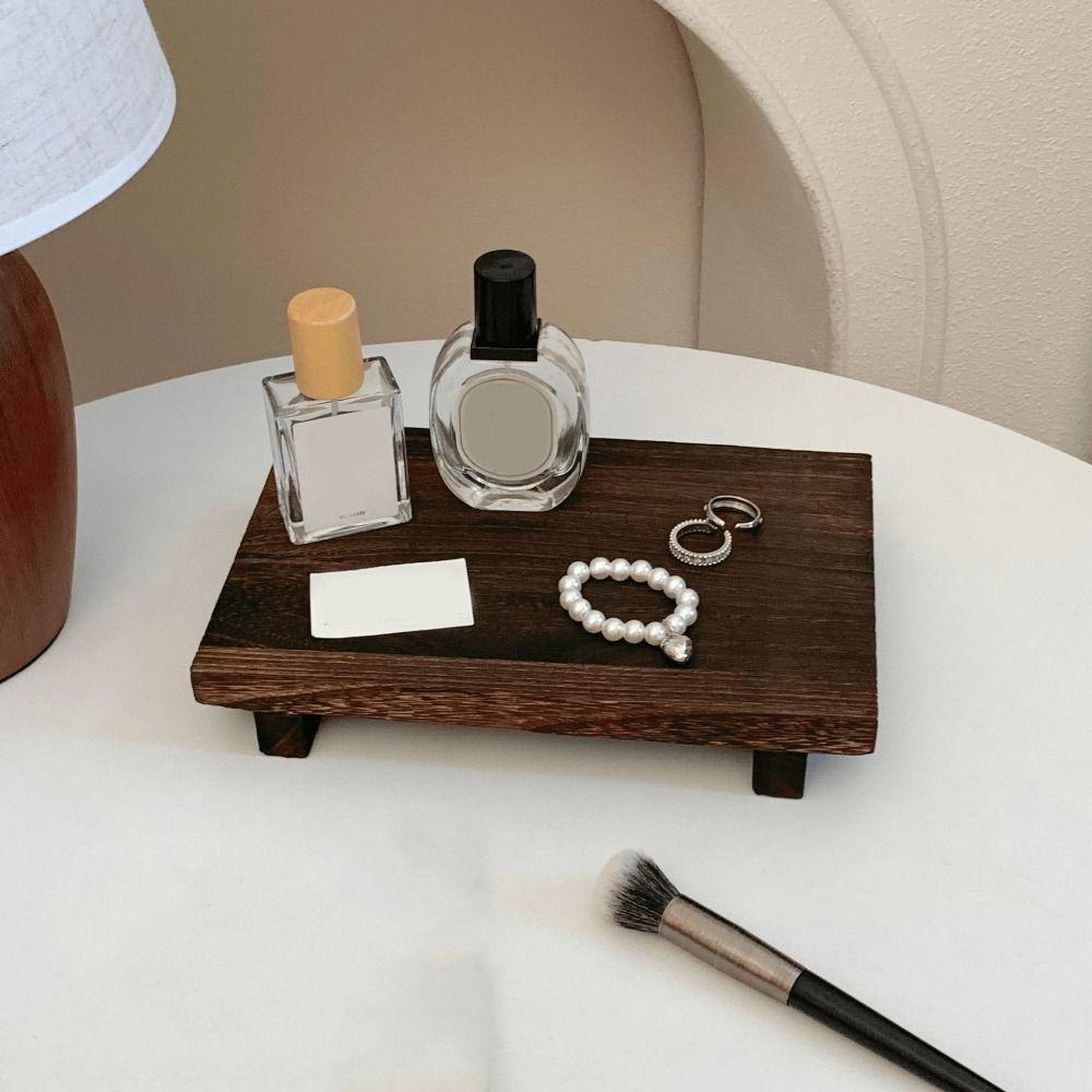 Rectangle Jewelry Storage Tray Large Capacity Key Rack Aromatherapy Perfume Tray Entrance