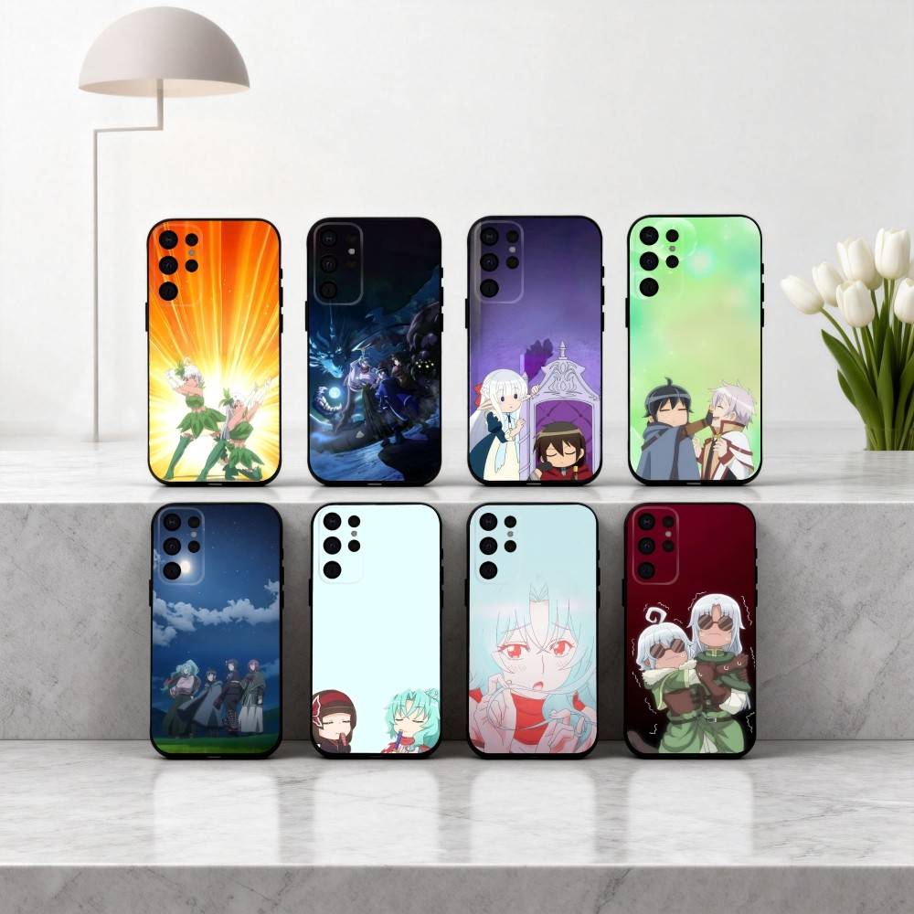 Чехол для телефона T-Tsukimichi M-Moonlit F-Fantasy для Samsung S25,S24,S21,S22,S23,S30,Ultra,S20,Plus,Другие Мягкий черный чехол