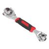 Socket Wrench 8 In 1 Anti Slip Handle Rotating Head Portable Alloy Steel Multifunction Wrench Tool
